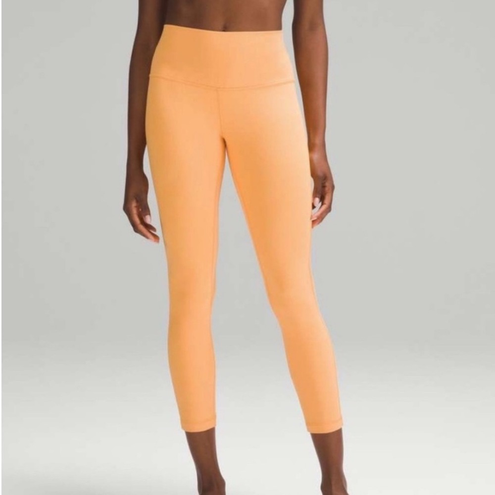 lululemon athletica Orange Leggings